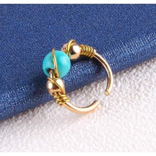 Explosion Models Fashion Stainless Steel Winding Nose Ring Nose Nails Nose Ear Bones Body Piercing Jewelry