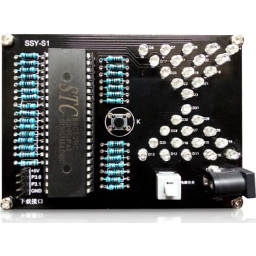 Parts Electronic LED Analog Hourglass Kit 51 Single-Chip Microcomputer Getting Started Send Program Electronic Diy Production
