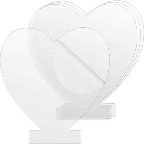 10/20/30pcs/set Clear Acrylic Led Table Place Cards Light Base Light Card Creative LED Light Base DIY Acrylic Light Card