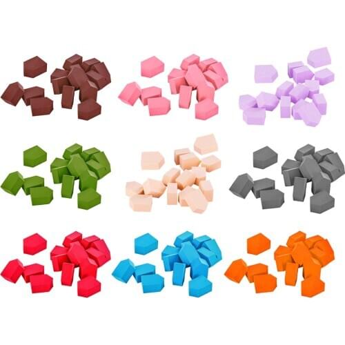 15pcs Water Drop Shape Cosmetic Puff Beauty Makeup Wedge Sponge Set Blender Blending Foundation Powder Puff Cosmetic Powder Puff