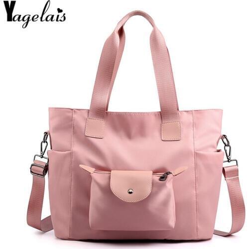 2019 Korean Canvas Shoulder Bag Zipper Luxury Women Bags Designer Women Messenger Bag Female Simple Handbag Letter Printing tote