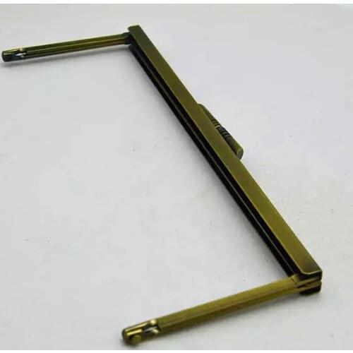 8 '' x 3'' Antique Brass Metal Clutch Purse Frames without Loops