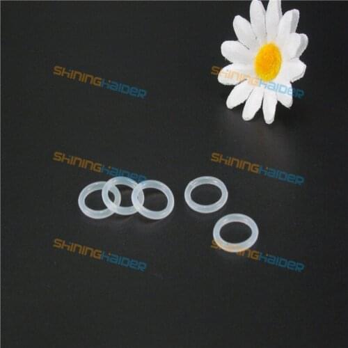 100PCS food grade wire diameter 1.5mm OD15 16 17 18 19 20 21 22 23 24 25mm white silicone O ring white silicone O sealing ring