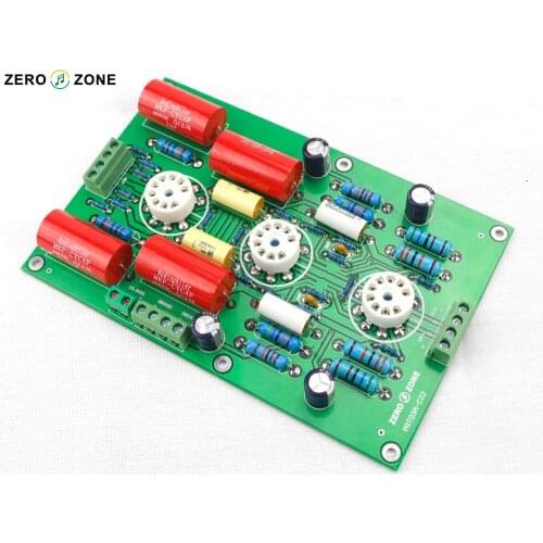 Free shipping GZLOZONE Tube Amplifier Preamp PRT03A Tube Preamplifier Board C22 Electric Circuit (No tube) DIY Kits