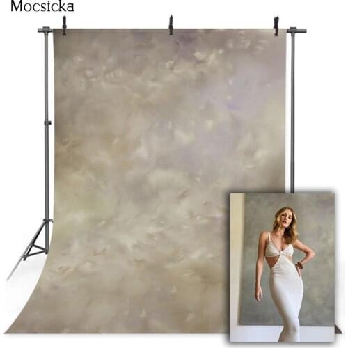 Beige Color abstract Texture Backdrop Adult Wedding Vintage Photo Background Newborn Kids Birthday Portrait Art Photo Shoot Prop