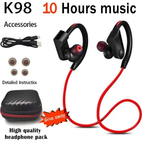 XEDAIN Bluetooth Earphone Waterproof Wireless Bluetooth Headphone Sports Bass Headset with Mic For Phone iPhone Xiaomi Earphone