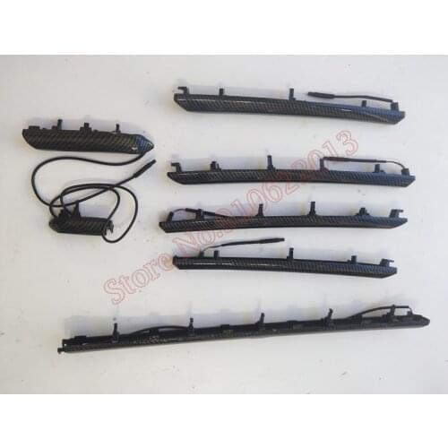 30 Colors Decorative Dashboard LED Atmosphere Lamp illuminated Strip Air Outlet Ambient Light For Audi A3 8V MQB 2013-2019