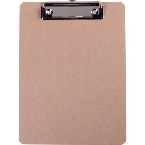1pc 22x16cm Wooden Writing Sketch Board Clipboard for Restaurant Hotel Ordering Drawing Auxiliary tools Portable stationery