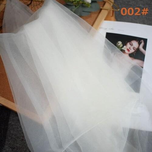 Drape Feeling Plain Gauze Elastic Soft Tulle Mesh Fabric 150cm Wide Diy Lace Fabric Net Tulle Continuous Fabric Stretch