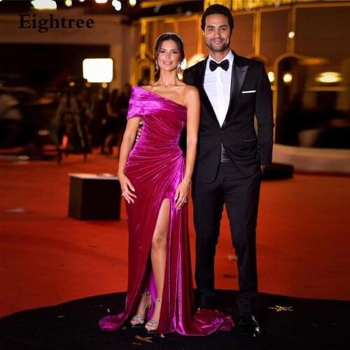 Женские вечерние платья на одно плечо Eightree China At AliExpress