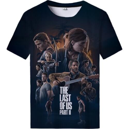 The Last Of Us Part II T-Shirt Game 3D Printed Streetwear Men Women Fashion Oversized T Shirt Harajuku Cosplay Tees Tops Clothes