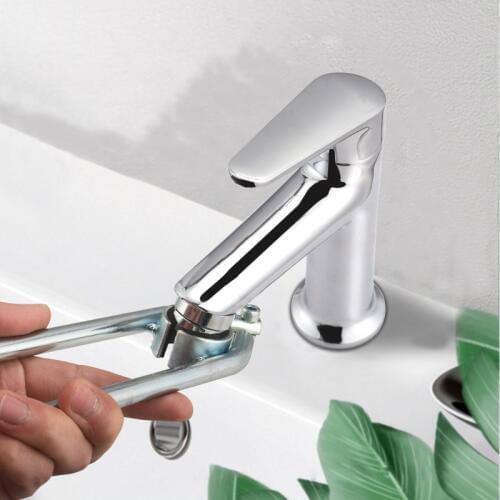 Faucet Bubbler Wrench Kitchen Bathroom Shower Faucet Outlet Nozzle Filter Remove Installation Non-slip pipe spanner repair Too
