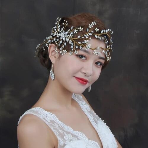 HP194 Bride Headdress Wedding Hair Accessories Rhinestone Sparkly Tiara Earring Set Women Prom Headwear Jewelry Girl Diadem Gift