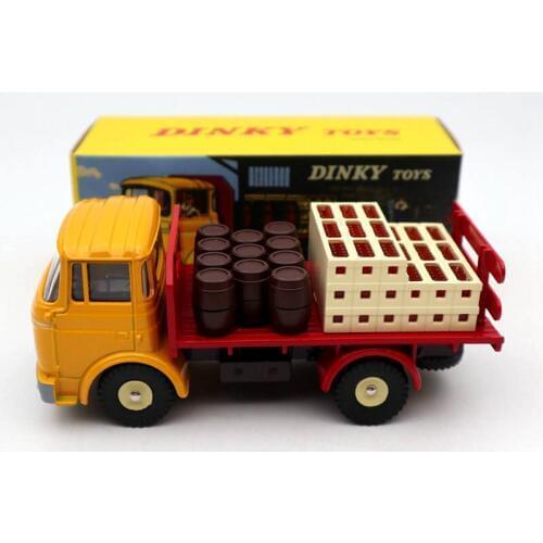 Atlas Dinky toys 588 Plateau Brasseur Berliet GAK Camion Truck Yellow Diecast Models Collection