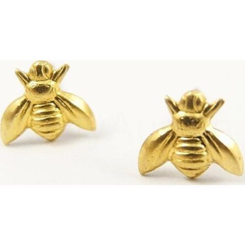 Cute Animal Earrings Jewelry Exquisite Tiny Bee Earrings Jewelry Hardworking Symbol Animal Earring Jewelry