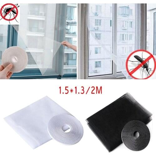 Mosquito Screen Window Net Self-adhesive Invisible Insect Screen Window Mesh with Tape Indoor Mosquito Screen Home Garden Supply
