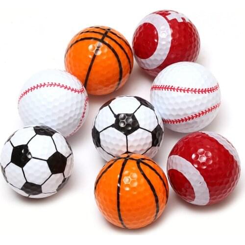 5 Pcs/ Lot Golf Practice Ball Multicolors Golf Balls Drop Ship Indoor Outdoor Practice Training Random Color Shipping
