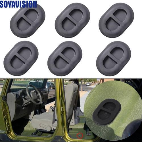 For Jeep Wrangler JK JL Floor Pan Plug Rear Floor Pan Body Plug Small Rubber Plug 68194821AA 2014-2018 Exterior Accessories