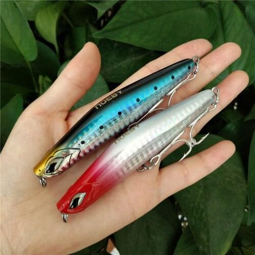Noeby 2pcs 99mm 36g Bait Pencil Fishing Lures Sinking Lure Tuna Sea Bass Perch Long Casting Spinning Sea Hard Jerk Baits
