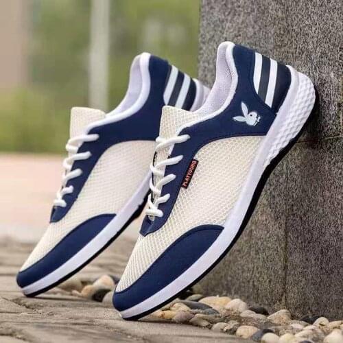 2021 New Summer Mens Shoes Deodorant Sports Shoes Mens Fashion Casual Shoes Breathable Shoes Summer Mesh Running Net Shoes