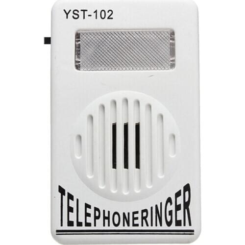 New 95dB Extra-Loud Telephone Ringer Phone Ring Amplifier Ringing Help Strobe Light Bell Sound Landline Ringer Sound Ringtones