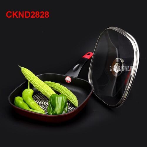 General Family Aluminum Alloy / Thickening / No Coating / Non-Stick / No Oil Smoke / Anti-skid Anti-Heat Handle 28CM frying pan