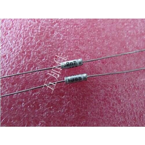 Original new 100% 63V2700PF 2n7 5% 3x9MM tin film axial capacitor (Inductor)
