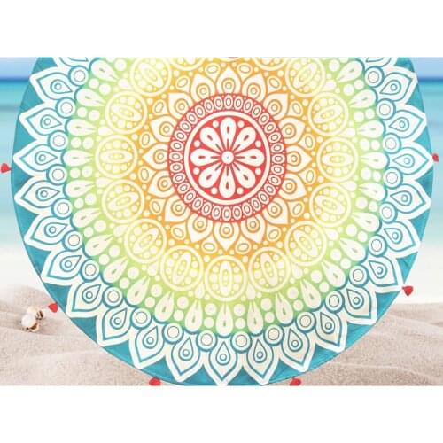 Beach Blanket or Mandala Tapestry Hippie Indian Picnic Table Cover Hippy Spread Boho Gypsy Cotton Tablecloth Beach Towel Meditat