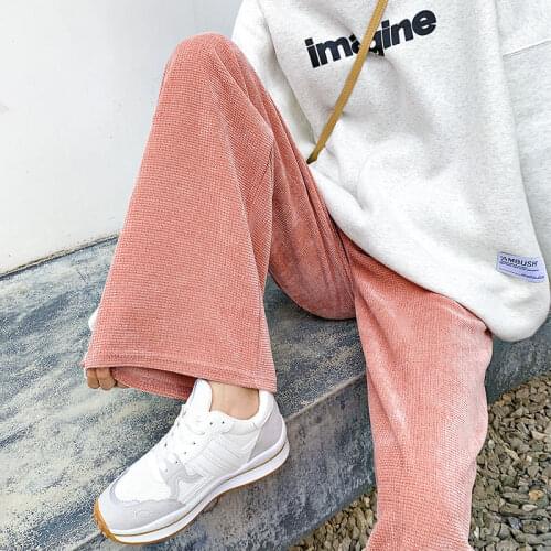 PUNEMY Women's Corduroy Trousers