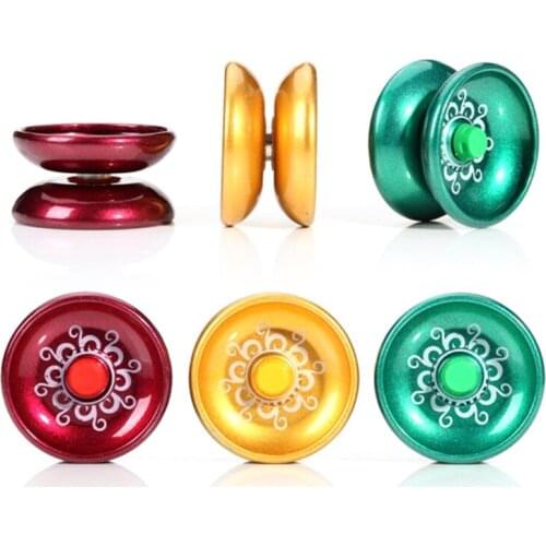 Q9QB Classic Fashion Fun Alloy Yo-Yo Ball Early Educational Chlidern Toys Intelligence Training Party Gifts Stocking Fillers