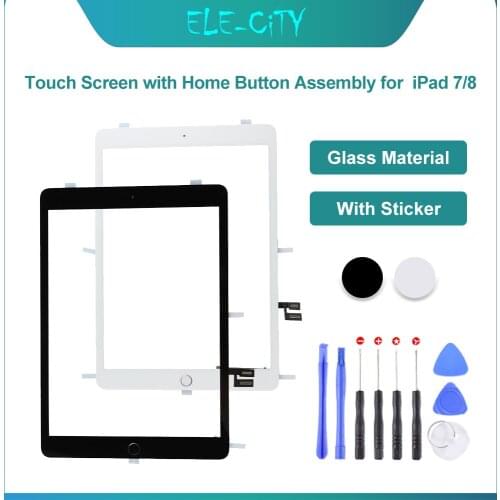 10.2" OEM Touch Screen For iPad 7(2019)8(2020) A2197 A2200 A2198 A2428 A2429 A243 Digitizer Sensor Glass With Home Button