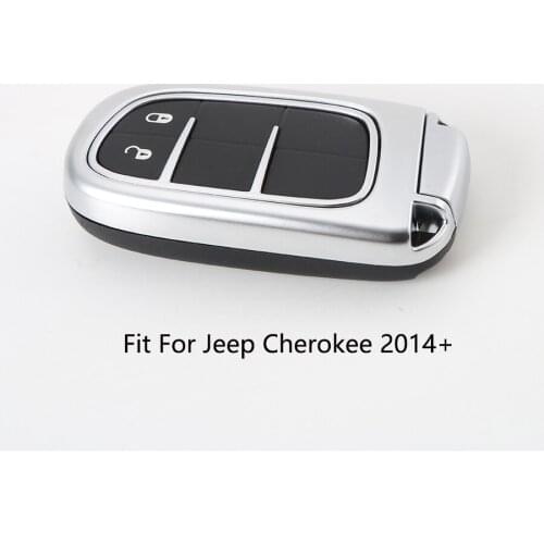 YCCPAUTO 1Set ABS Car Key Case For Jeep Cherokee 2014+ Automobile Door Keys Protection Shell