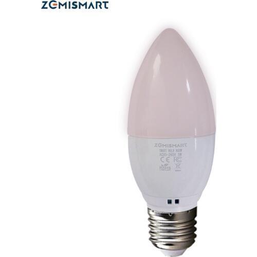 Dimmable E27 WiFi RGB Led Bulb Candle Light Voice Control by Alexa Echo Google Home 2.4G WiFi Control by TUYA APP