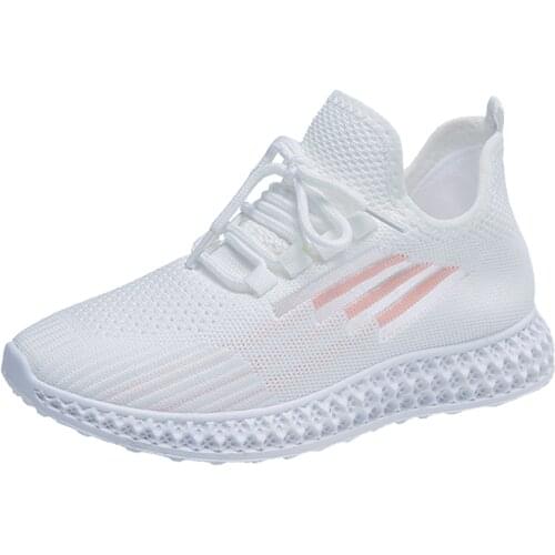 Women Casual Shoes Fashion Breathable Walking Mesh Flat Shoes Woman White Sneakers Women 2020 Tenis Feminino Female Shoes