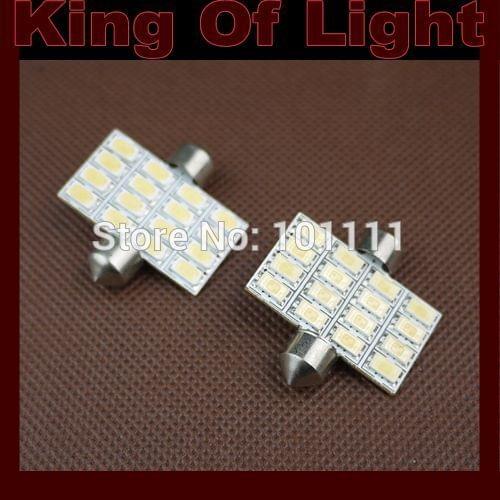 10x High quality car led stying lighting C5W 16SMD Festoon 36mm 16 LEDS SMD 5630 Free shipping