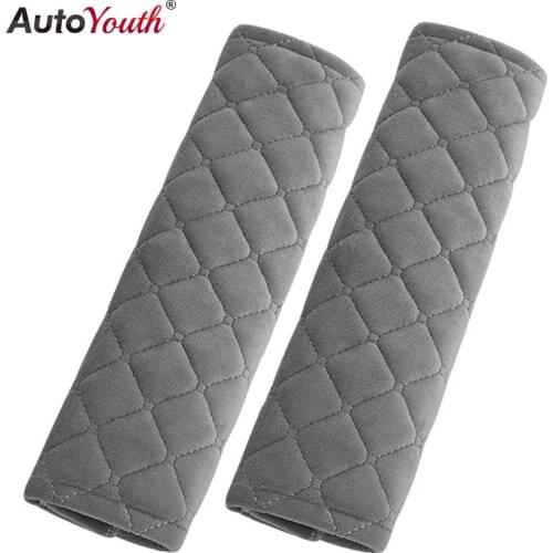 2PCS Car Seat Belt Shoulders Pads Covers Seat Belts Padding Cushion Safety Shoulder Protection Auto Interior Accessories Styling