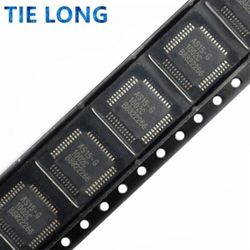 5PCS AS15-F QFP AS15F LQFP AS15-G AS15-U AS15-HG AS15-HF RM5101 AS15 QFP-48 new and original IC
