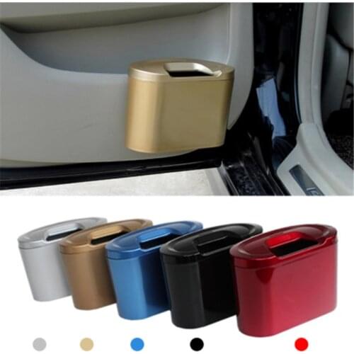 Car Trash Bin Cans Folding Garbage Dust Holder Rubbish Cases Car Organizer Storage Bag Seat Waste Container Car Interior