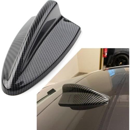 Car Carbon Fiber Shark Fin Antenna Cover ABS For BMW E90 E91 M3 3Series 1Series E82 2007 2008 2009 2010 2011 2012 2013