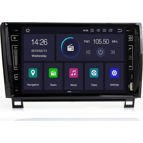 9" IPS SCREEN Android 10 4G 64G 2 DIN CAR GPS For TOYOTA Sequoia Tundra NO DVD PLAYER radio stereo navigation receiver