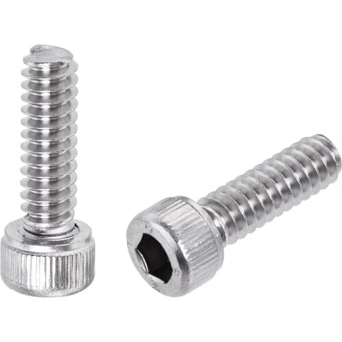 Uxcell #10-24x5/8" Hex Socket Head Cap Screw Bolts 304 Stainless Steel Polished 50pcs
