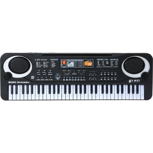 61 Keys Black Digital Music Electronic Keyboard KeyBoard Electric Piano Kids Gift Musical Instrument Keyboard Piano