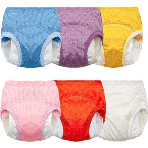 Baby Training Pants Panties Infants Diapers Reusable Cloth Baby Diaper Nappies Washable Children Underwear Nappy Changing