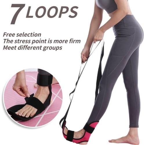 Yoga Flexibility Stretching Leg Stretcher Strap for Ballet Cheer Dance Gymnastics Trainer Yoga Flexibility Leg Stretch Belt