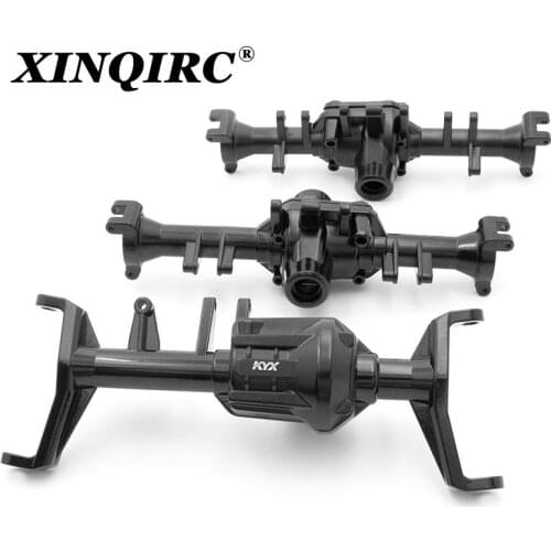 Racing Front & Intermediate & Rear Axle Housing Axle Case with Differential Cover for 1/10 RC Crawler Car Traxxas TRX-6 TRX6