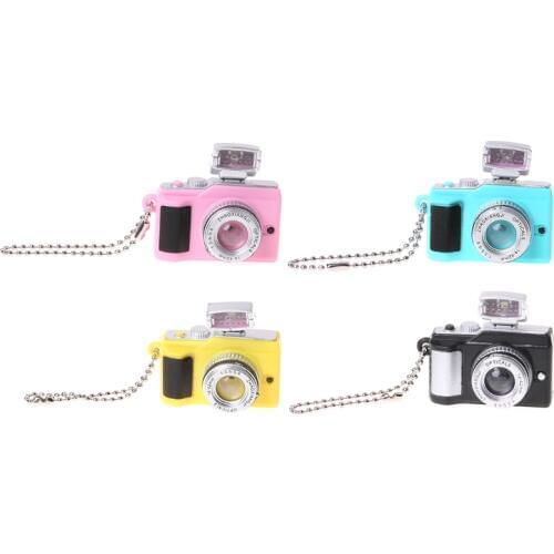 Top Quality HBB Creative Camera Toy Led Keychains With Sound LED Flashlight Key Chain Funny Toy NEW