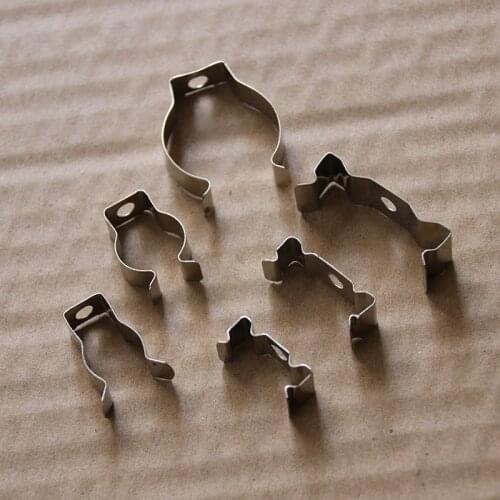 100pcs T4 T5 T8 Tube Holder Metal Material LED Fluorescent Tube Lamp Bracket U Clips fixing bracket Easy Install