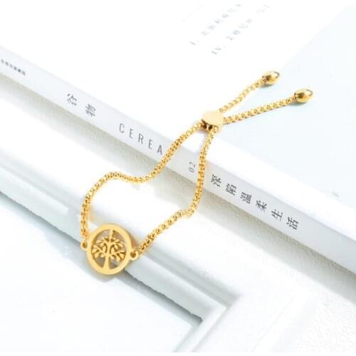 Fashion Jewelry Adjustable Bracelet Clear CZ Zircon Female Jewelry Four Leaf Clover Heart Charm Bracelet For Women Jewelry