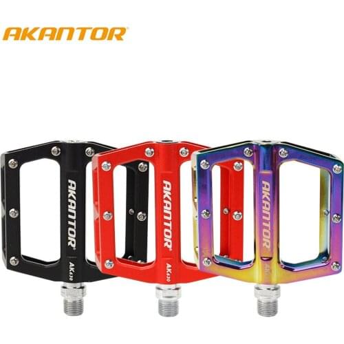 AKANTOR Dazzle bicycle pedal aluminum alloy chrome molybdenum steel shaft ultra-light Road MTB bearing pedal bike accessories