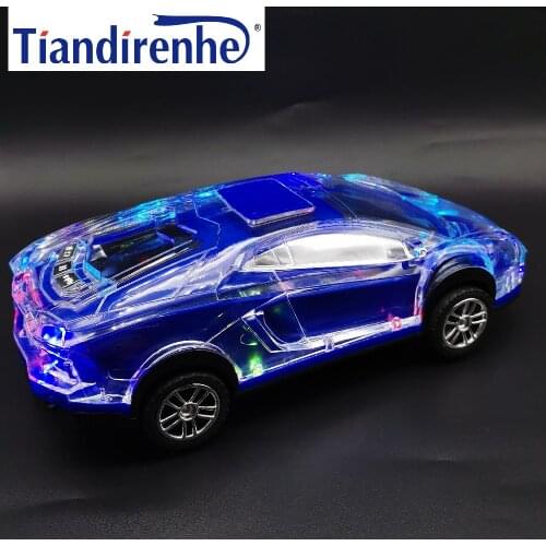 Mini Portable LED Car Shape Bluetooth Speakers FM Radio USB TF Card Music Player Children Kid Gifts High Qualith Soundbox